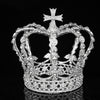 Vintage Royalty Unleashed: Crystal Crowns for Boys and Girls - Unisex Regal Touch in Hair Jewelry Accessories!