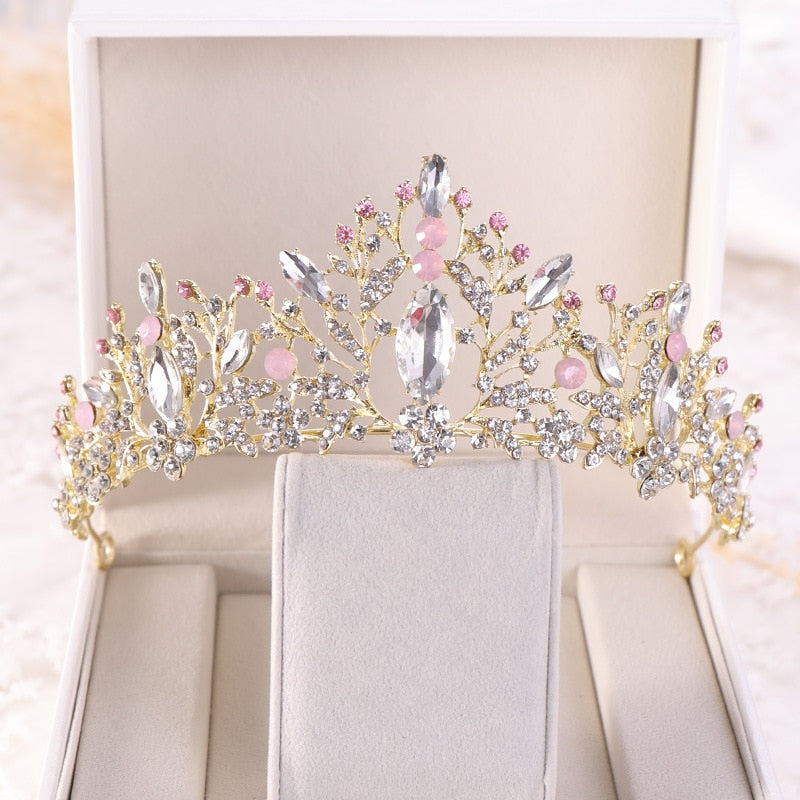 Baroque Opulence: Luxury Crystal Tiaras Pageant Diadems - Headbands that Redefine Elegance in Hair Accessories! - Kids Jewellery Shop