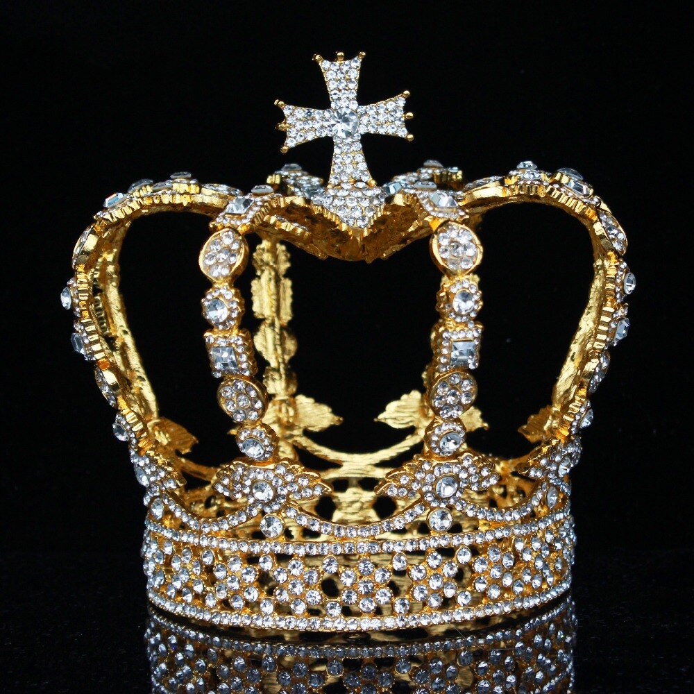 Elegant Crystal Vintage Crowns for Royal Prom, Pageant, and Wedding Glamour!