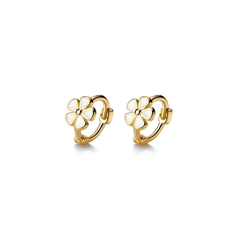 Blossoming Beauty: Sweet Flower Hoop Earrings - Perfect Birthday Jewelry Gift for Girls, Teens, and Women! - Kids Jewellery Shop