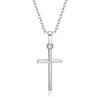 Load image into Gallery viewer, Shine in Faith and Fashion: Crystal Cross Pendant Necklace Jewelry for Boys &amp; Girls!