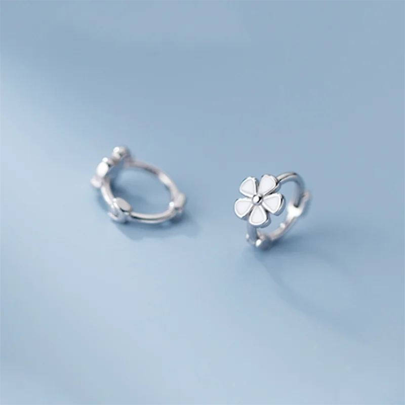Blossoming Beauty: Sweet Flower Hoop Earrings - Perfect Birthday Jewelry Gift for Girls, Teens, and Women! - Kids Jewellery Shop