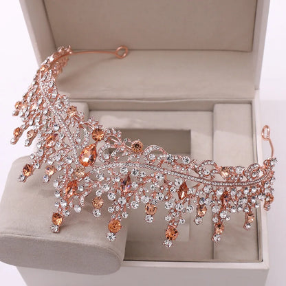 Baroque Retro Crystal Tiaras - Pageant, Prom, and Special Occasion Headband for Unparalleled Elegance! - Kids Jewellery Shop