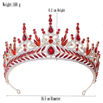 Elevate Your Elegance: Baroque Luxury Crystal Tiaras Headpiece! - Kids Jewellery Shop