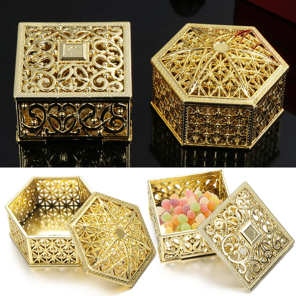 Vintage Retro Hollow Jewellery Storage Box | Transparent Trinket Organiser | Treasure Box Gift & Party Favour Box!