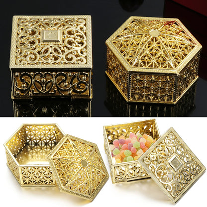 Vintage Retro Hollow Jewellery Storage Box | Transparent Trinket Organiser | Treasure Box Gift & Party Favour Box!