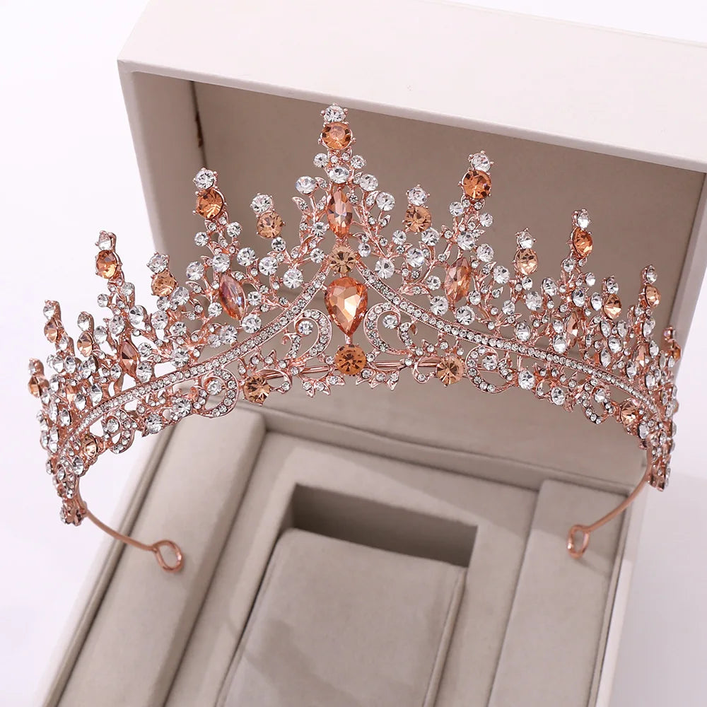 Baroque Retro Crystal Tiaras - Pageant, Prom, and Special Occasion Headband for Unparalleled Elegance!