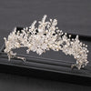 Load image into Gallery viewer, Elegance Reigns: Crystal Flower Tiara Crown - Baroque Beauty for Your Special Occasion!