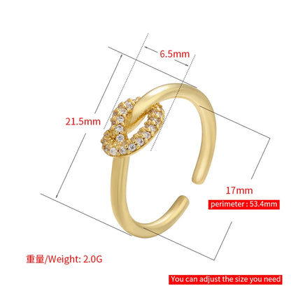 Open Adjustable Zircon Ring for Girls & Teens – Simple Fashion Jewellery | Sparkling CZ Kids Ring!