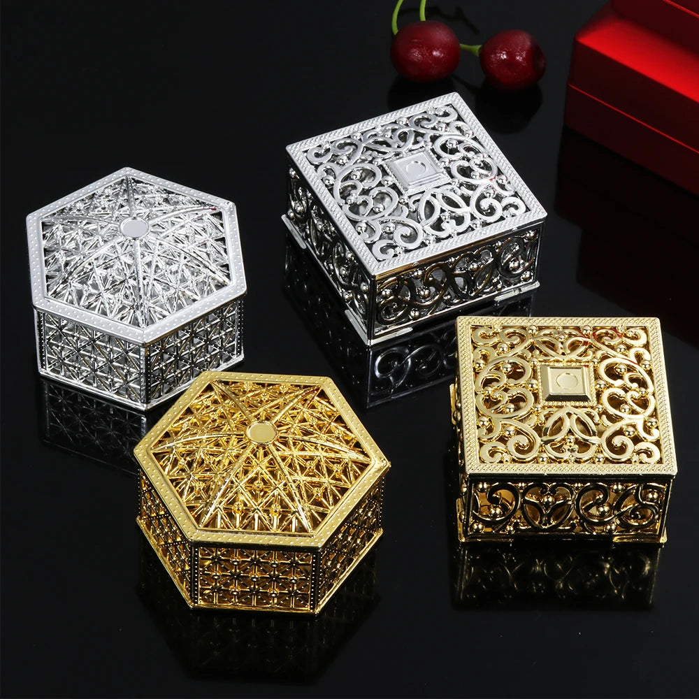 Vintage Retro Hollow Jewellery Storage Box | Transparent Trinket Organiser | Treasure Box Gift & Party Favour Box!