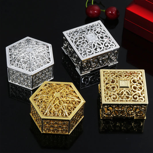 Vintage Retro Hollow Jewellery Storage Box | Transparent Trinket Organiser | Treasure Box Gift & Party Favour Box!