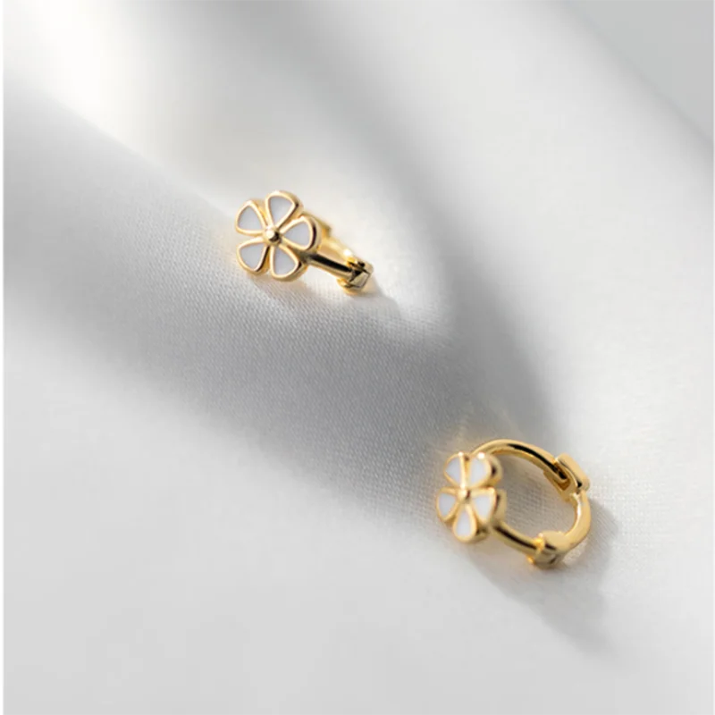 Blossoming Beauty: Sweet Flower Hoop Earrings - Perfect Birthday Jewelry Gift for Girls, Teens, and Women! - Kids Jewellery Shop