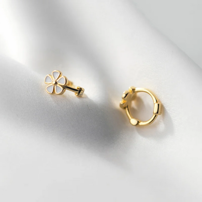 Blossoming Beauty: Sweet Flower Hoop Earrings - Perfect Birthday Jewelry Gift for Girls, Teens, and Women! - Kids Jewellery Shop