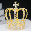 Load image into Gallery viewer, Elegant Crystal Vintage Crowns for Royal Prom, Pageant, and Wedding Glamour!