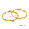 2Pcs Classic Bangles for Baby, Girls, Boys – Perfect Birthday Jewelry Gift!