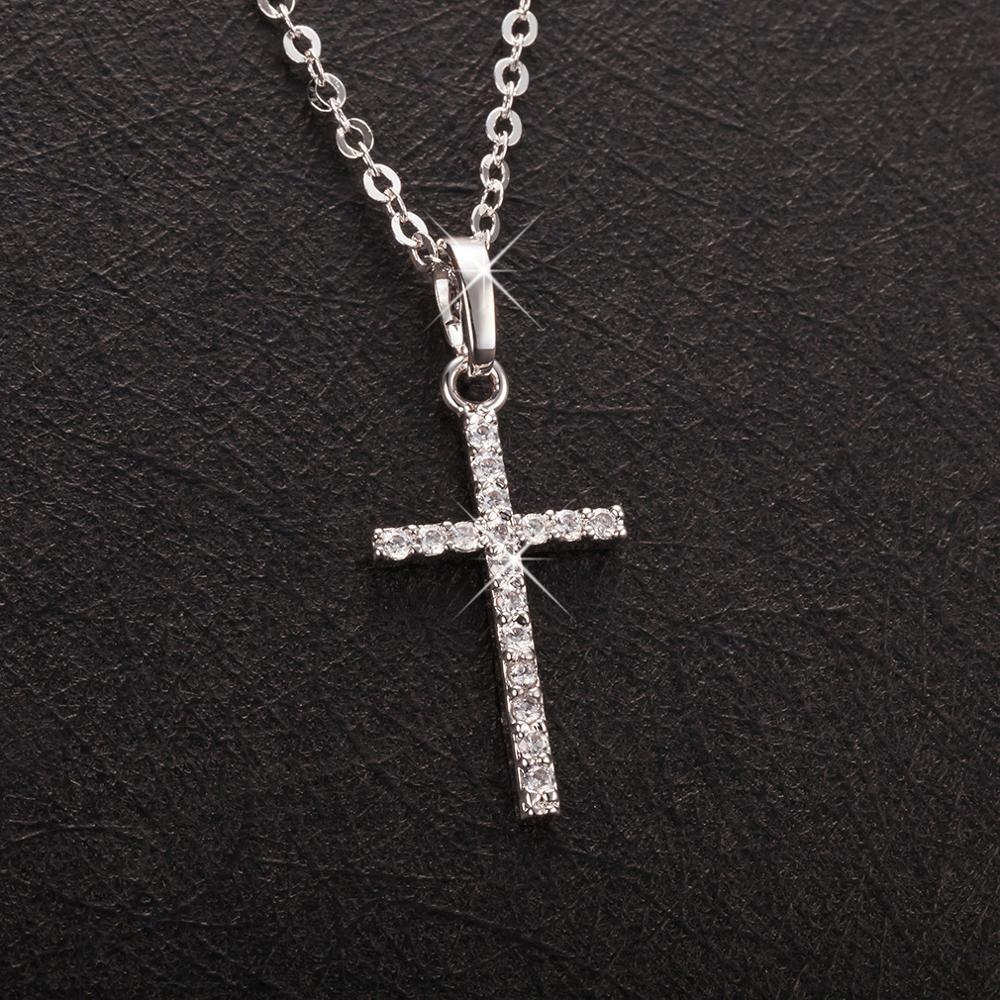 Shine in Faith and Fashion: Crystal Cross Pendant Necklace Jewelry for Boys & Girls! - Kids Jewellery Shop