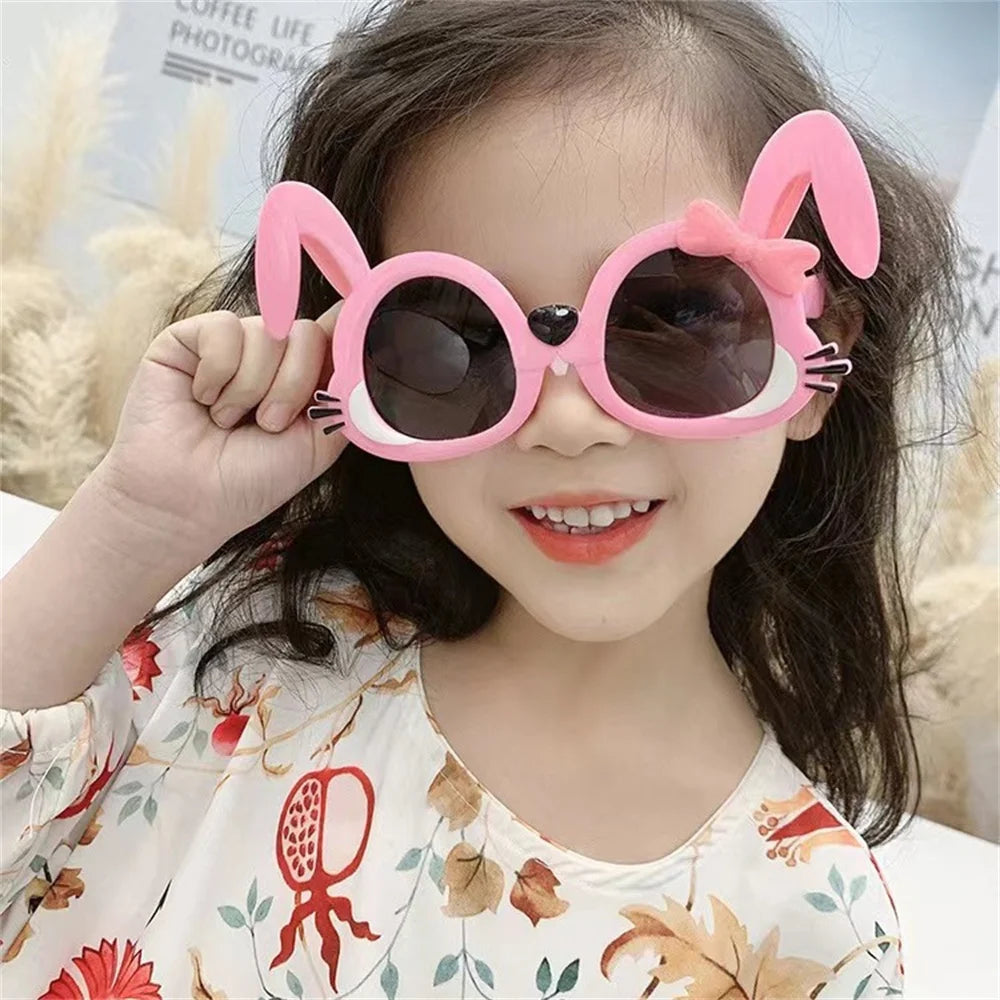 Cute Bunny-Shaped Sunglasses for Kids | Girls Sun Glasses!