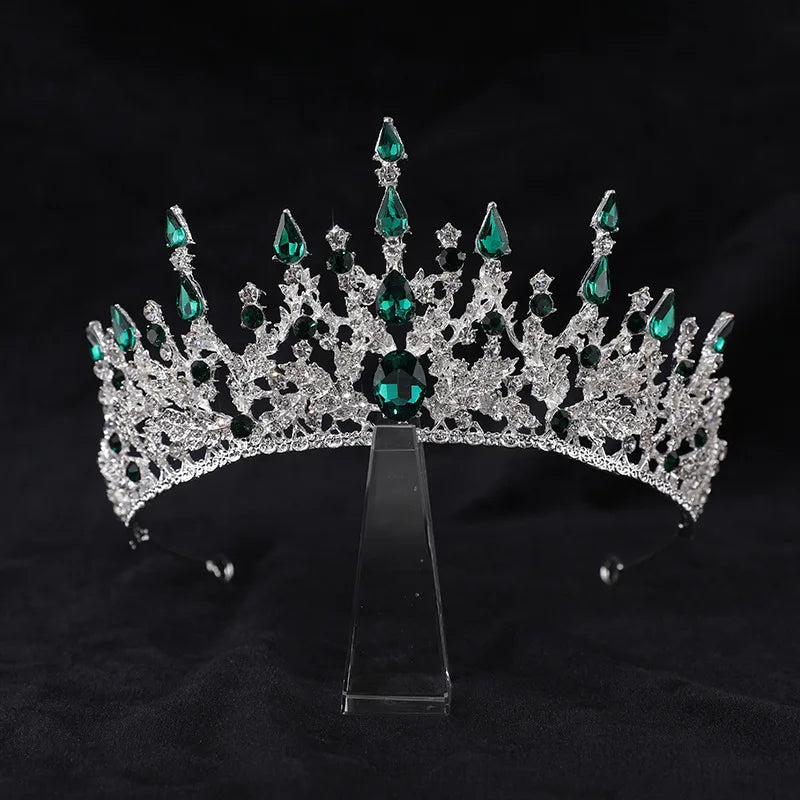 Baroque Retro Crystal Tiaras - Pageant, Prom, and Special Occasion Headband for Unparalleled Elegance!