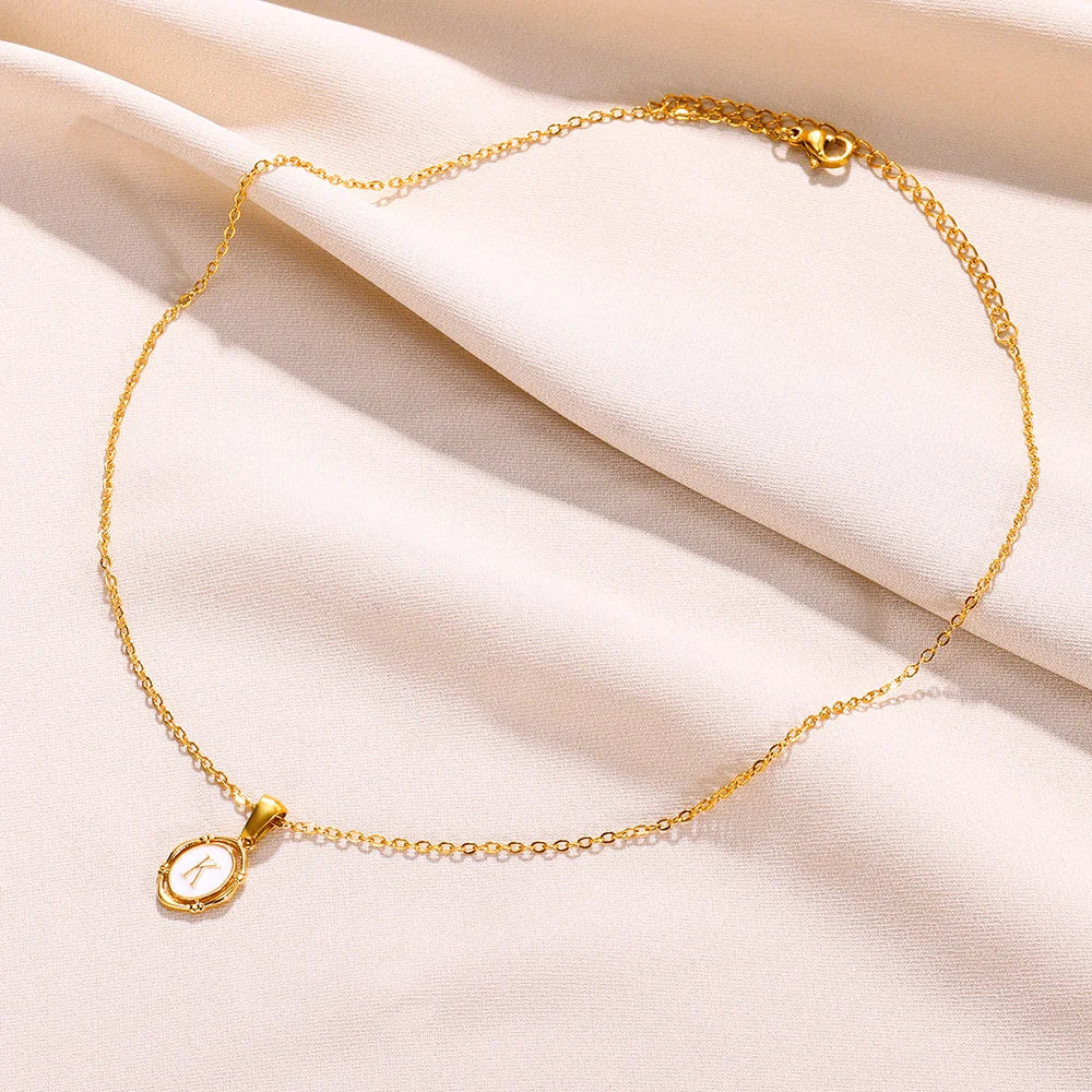 A-Z Initial Letter Necklace for Girls & Boys | Alphabet Name-Style Jewellery Birthday Gift!