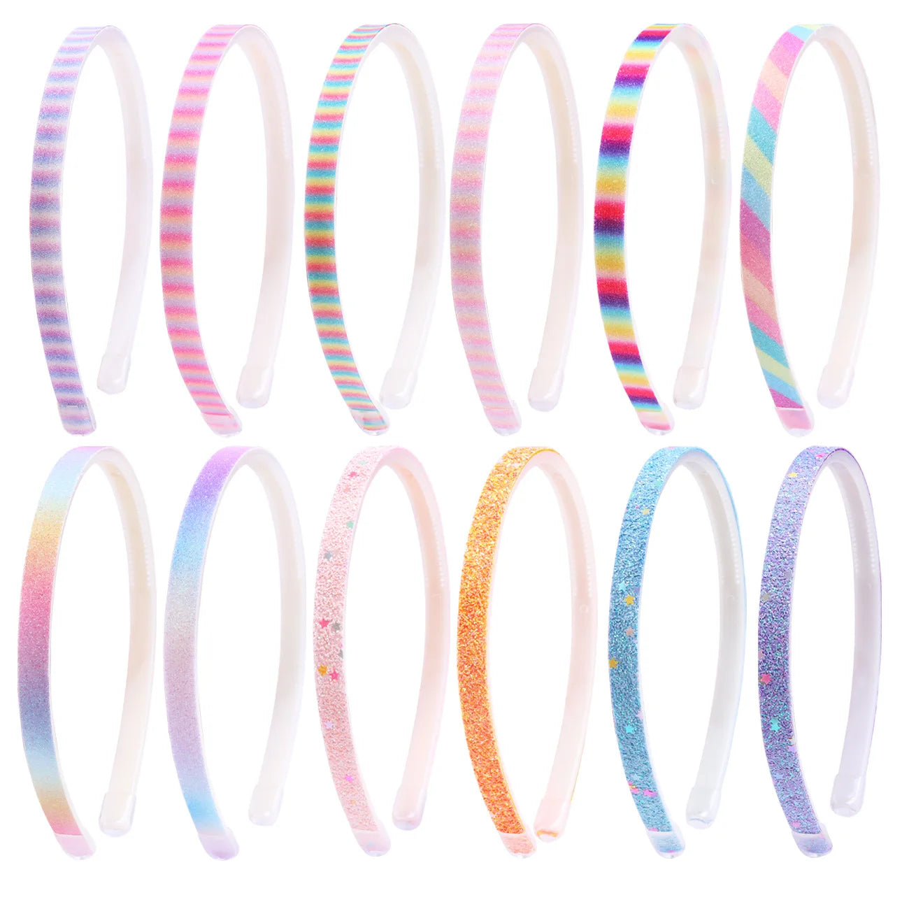 Glitter Headbands with Teeth – Colourful Sparkle Hairbands for Girls & Women | Non-Slip Fashion Hair Accessories!