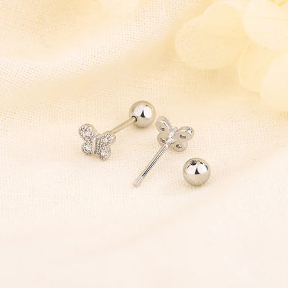 🦋 Cute Butterfly Stud Earrings for Girls. Elegant Jewellery Accessories | Dainty Gifts for Kids & Teens!