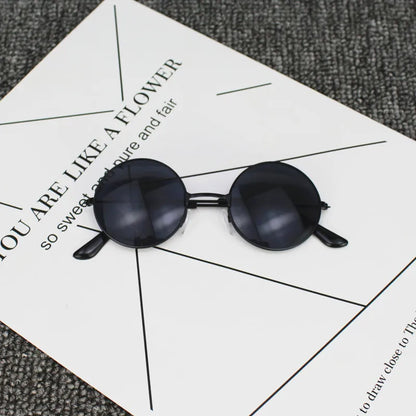 Cute Round Frame Kids Sunglasses – Boys & Girls Anti-UV Glasses for Outdoor Travel, Beach & Fashion Accessories (Ages 1-6 Years)!