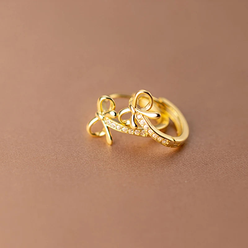 Charm Personified: Bow Tie Hoop Earrings for Girls, Teens, and Women! - Kids Jewellery Shop