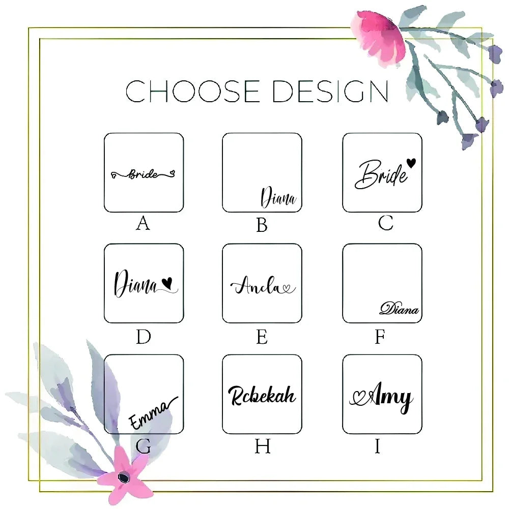 Personalised Jewellery Box for Girls – Custom Travel Jewellery Case with Name | Birthday, Bridesmaid & Wedding Gift!