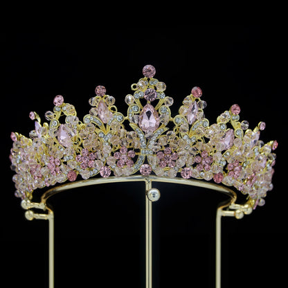 Glamour Unveiled: Gorgeous Crystal Princess Tiara For Party, Pageant, Prom - Fit for Royalty!