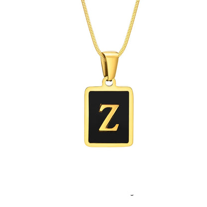 Personalised Stainless Steel Initial Letter Necklace | Unisex Alphabet Pendant | Birthday & Special Occasion Gift!