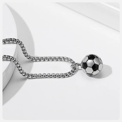 3D Football Pendant Necklaces! Perfect Gift for Sports Lovers, Boys, and Girls!
