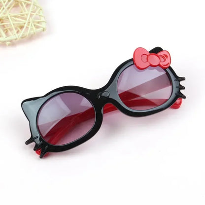 Girls’ Cat Eye UV400 Sunglasses – Cute Cat-Shaped Summer Eyewear for Kids | Outdoor Sun Protection Shades for Girls!