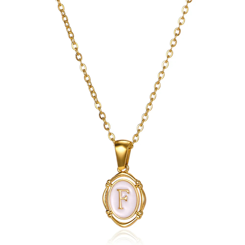 A-Z Initial Letter Necklace for Girls & Boys | Alphabet Name-Style Jewellery Birthday Gift!