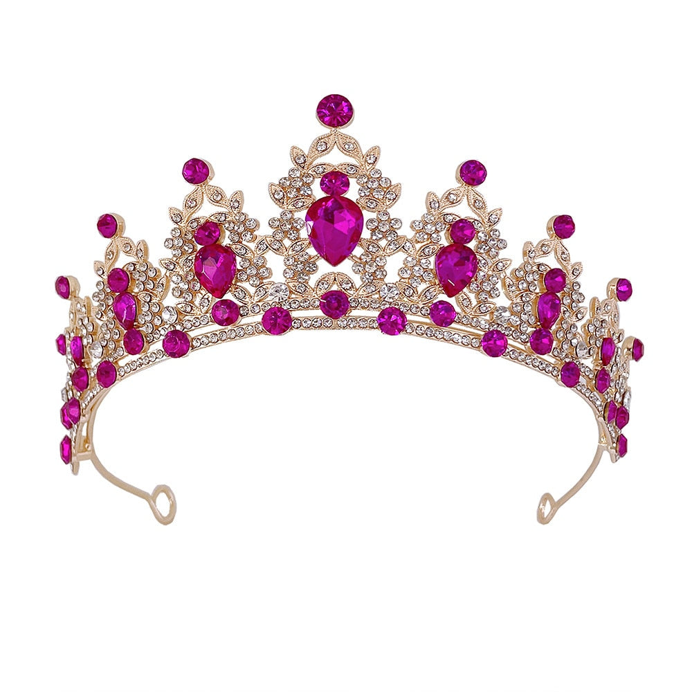 Dazzling Elegance: Crystal Tiara Diadem - Unforgettable Headpieces and Head Jewelry! - Kids Jewellery Shop