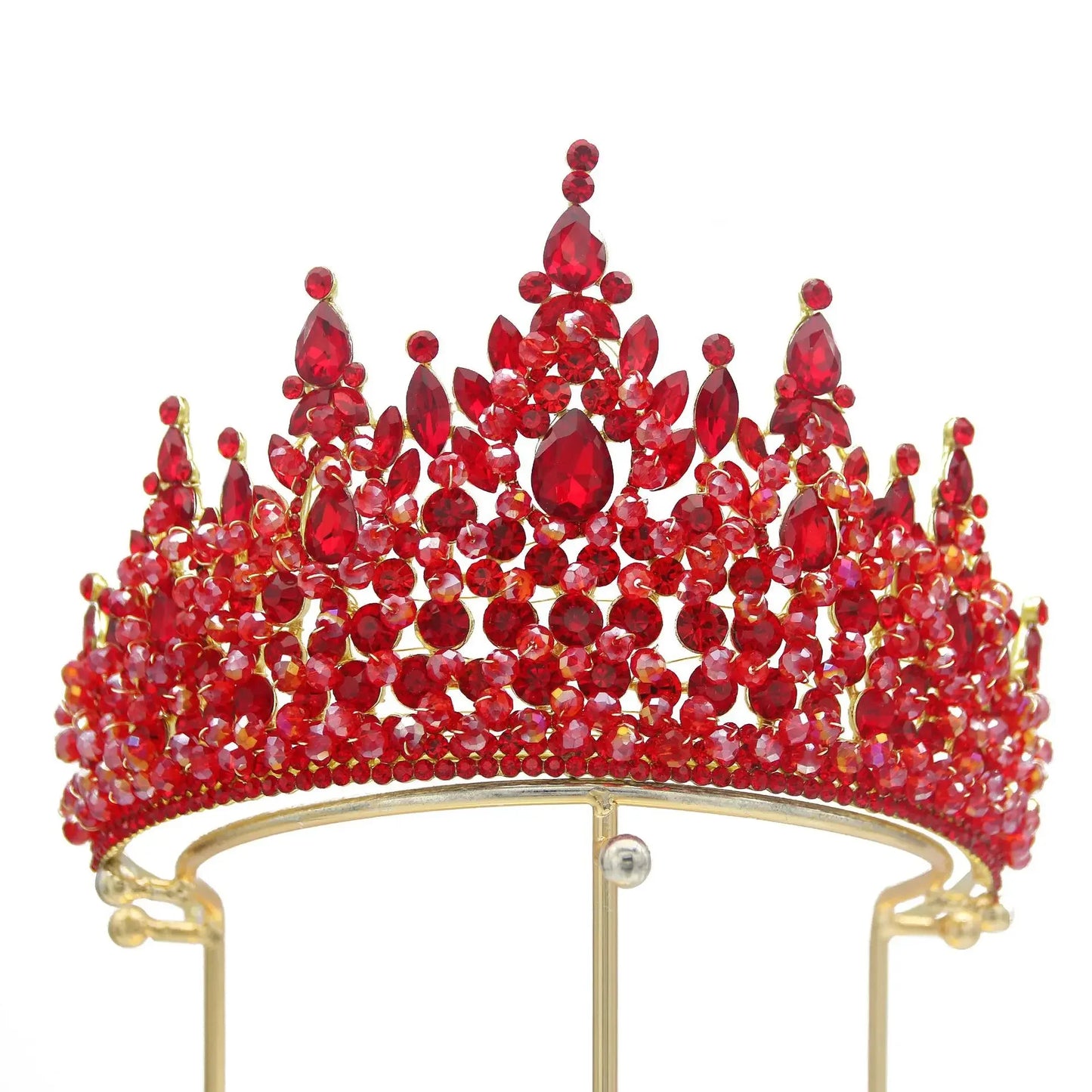 Baroque Opulence: Luxury Crystal Tiaras Pageant Diadems - Headbands that Redefine Elegance in Hair Accessories!