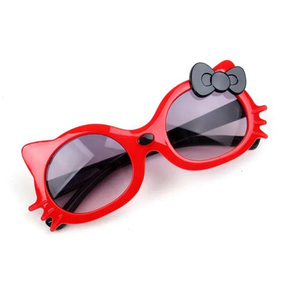 Girls’ Cat Eye UV400 Sunglasses – Cute Cat-Shaped Summer Eyewear for Kids | Outdoor Sun Protection Shades for Girls!