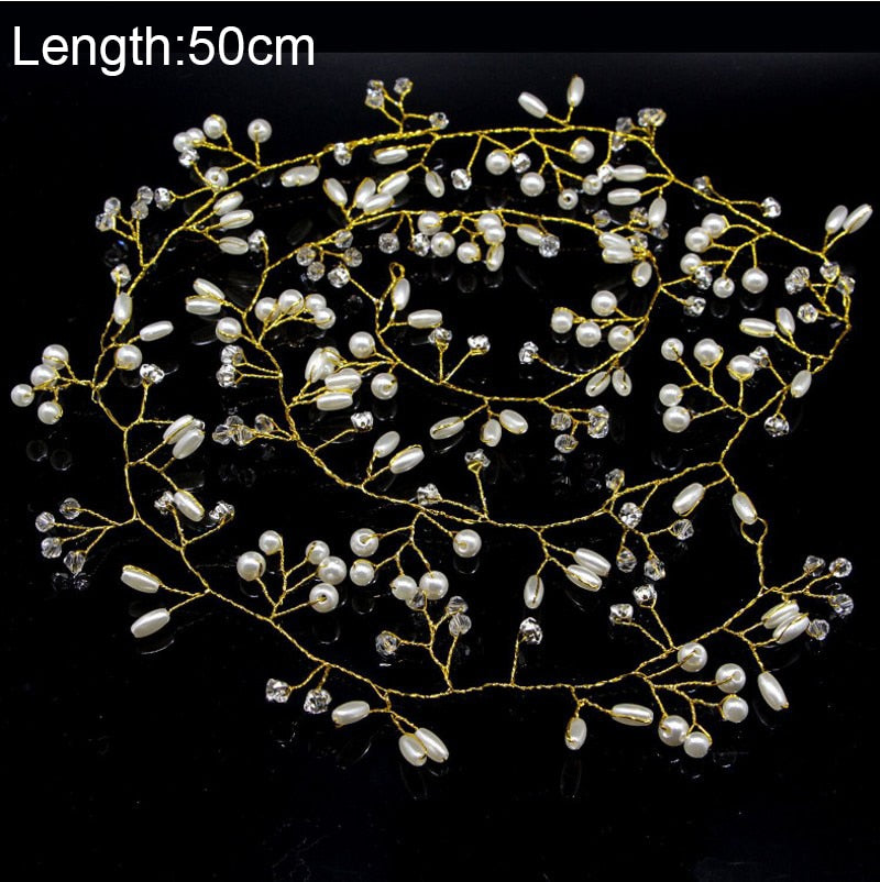 Exquisite Crystal Pearl Hair Accessories - Unleash Your Inner Beauty with Dazzling Hairpins, and More!