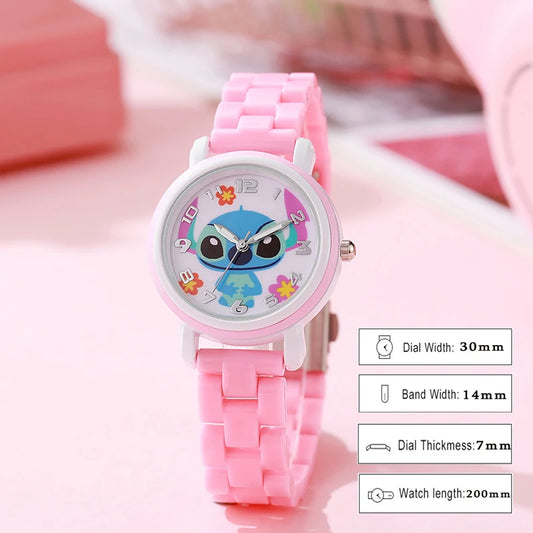 Cute Stitch Cartoon Kids Wristwatch for Boys & Girls | Fun Gift Watch for Children!