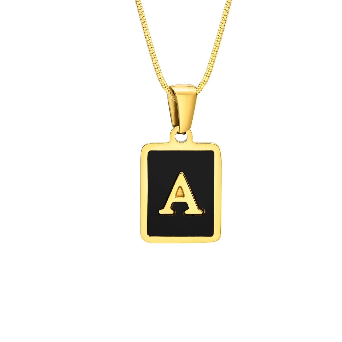 Personalised Stainless Steel Initial Letter Necklace | Unisex Alphabet Pendant | Birthday & Special Occasion Gift!