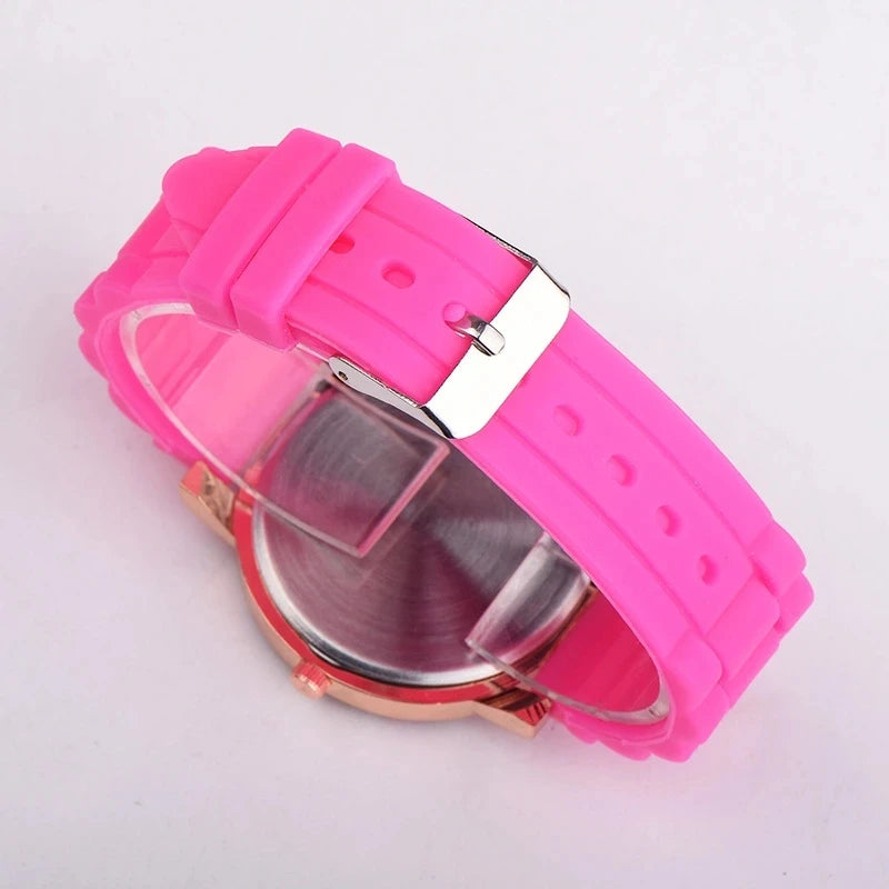 Magical Moments Await with Our Girls' Unicorn Pink Silicone Quartz Wristwatch! - Kids Jewellery Shop