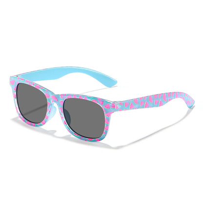 Kids UV400 Dinosaur Sunglasses – Cute Square Shades for Boys & Girls | Summer Outdoor Sun Protection!