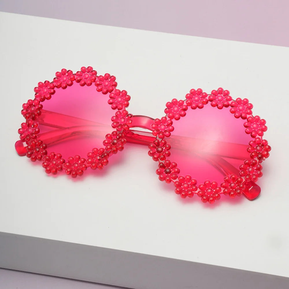 UV400 Petal Sunglasses for Kids – Comfortable Baby & Toddler Protective Eyewear, Cute Round Frame Outdoor Shades!