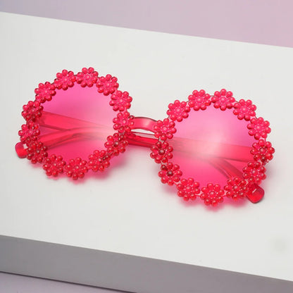 UV400 Petal Sunglasses for Kids – Comfortable Baby & Toddler Protective Eyewear, Cute Round Frame Outdoor Shades!