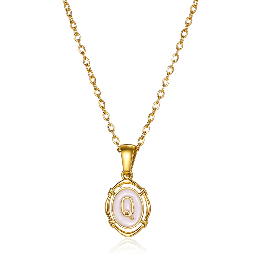 A-Z Initial Letter Necklace for Girls & Boys | Alphabet Name-Style Jewellery Birthday Gift!