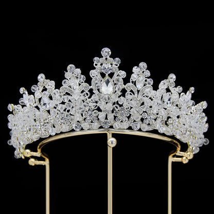 Glamour Unveiled: Gorgeous Crystal Princess Tiara For Party, Pageant, Prom - Fit for Royalty!