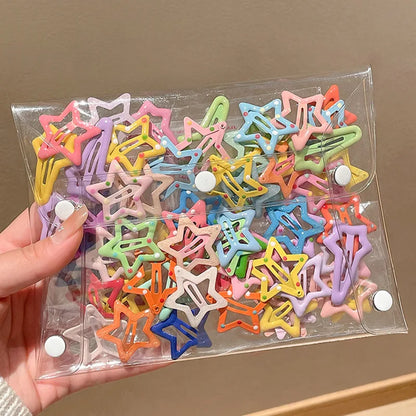 10PCS Cute Girls Hair Accessories Set – Rainbow Color Hair Clips & Toddler Hair Pins | Kids Headdress for Daily & Party Wear 🌈💖