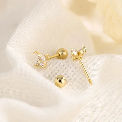 🦋 Cute Butterfly Stud Earrings for Girls. Elegant Jewellery Accessories | Dainty Gifts for Kids & Teens!