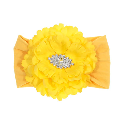 Baby Girls Pearl Flower Lace Headbands | New-born & Toddler Soft Elastic Hair Accessories!