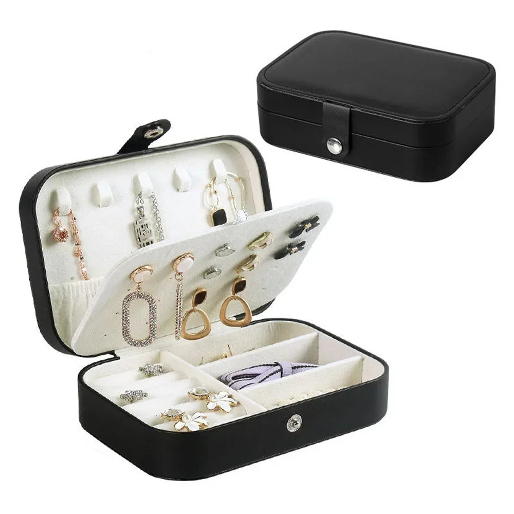 Elegance Personalized: Butterfly & Flower Initial Alphabet Black Jewelry Box!