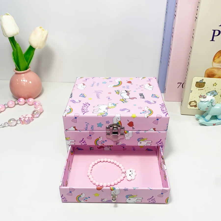 Rotating Pony Jewellery Storage Box for Rings, Necklaces, Bracelets & Accessories | Perfect Birthday Gift for Girls!